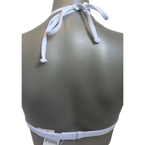 Victoria's Secret PINK Tropical Fern Palm Push-Up Triangle Swim Top L - Picture 2 of 2